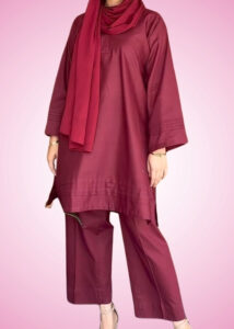 BASIC BURGUNDY 2-PC SET
