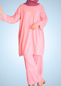 BASIC PINK 2-PC COORD